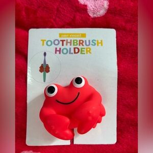 Red Crab Toothbrush Holder